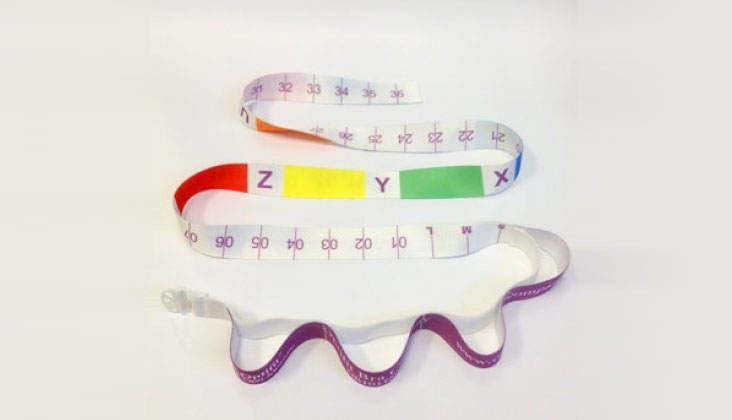 Optifit bra measuring tape